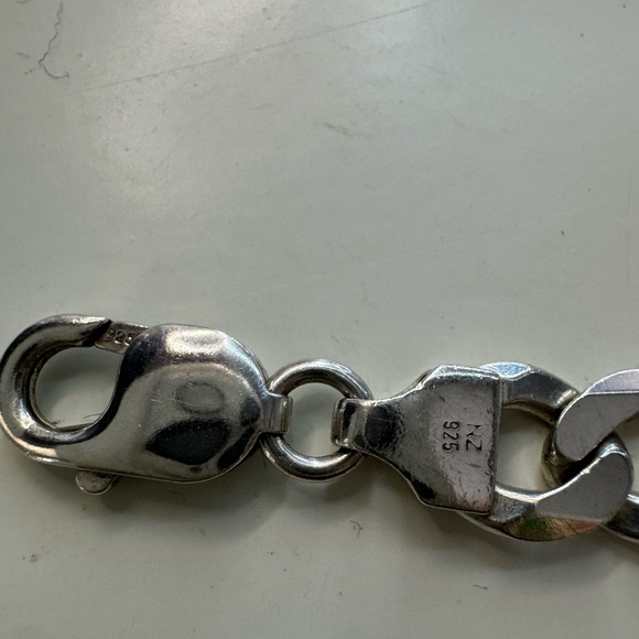 Men's Silver Chain Necklace - Picture 2 of 7